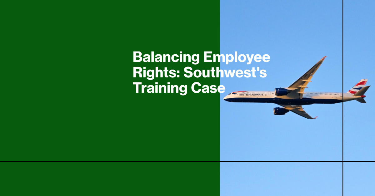 Southwest Airlines Religious Liberty training